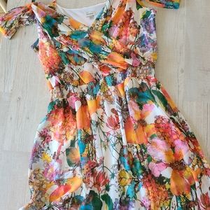 Avenue Floral off the shoulder dress 18/20
